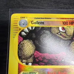 Golem - EX: Expedition (49/165) e-Reader Reverse Holo Rare Pokemon Card Lp - Image 2