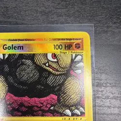 Golem - EX: Expedition (49/165) e-Reader Reverse Holo Rare Pokemon Card Lp - Image 3
