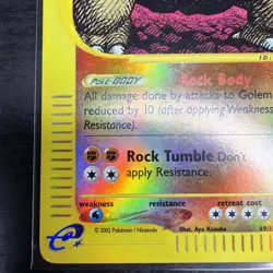 Golem - EX: Expedition (49/165) e-Reader Reverse Holo Rare Pokemon Card Lp - Image 5