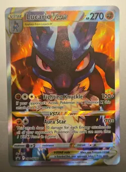 2023 Pokemon TCG SWSH Promo Lucario VSTAR #SWSH291 NMOB - Image 1