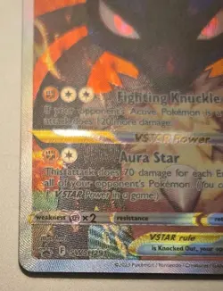 2023 Pokemon TCG SWSH Promo Lucario VSTAR #SWSH291 NMOB - Image 5