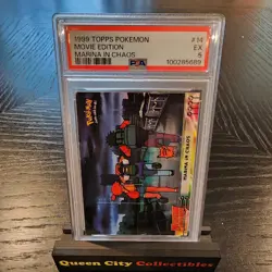 1999 TOPPS Pokemon Movie Edition Marina In Chaos - #14 - PSA 5 - Image 1