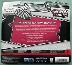 POKEMON S&V WHITE FLARE TECH STICKER COLLECTION 3 BOOSTERS 1 GOTHITELLE FOIL - Image 3