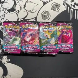 x29 Pokemon TCG Fusion Strike Booster Pack Lot - Image 1