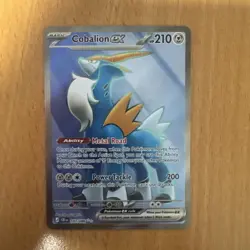 2026 Pokemon Chaos Rising Cobalion ex Ultra Rare Full Art #103/086 - Image 1