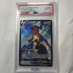 Pokemon TCG Garchomp V TG23/TG30 Astral Radiance PSA 10 GEM MINT - Image 1