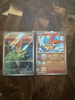 2025 Pokemon Victini Promo #208 Near Mint and PokeBall victini 012 - Image 1