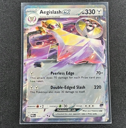 Aegislash ex - 135/182 - Double Rare - Paradox Rift - Pokemon Card - NM/M - Image 1