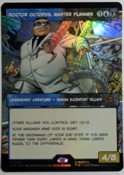 Doctor Octopus, Master Planner Borderless Foil x1 Spider-Man Magic MTG LP/NM - Image 1