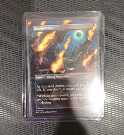 MTG Magic The Gathering Steam Vents (Borderless) Lorwyn Eclipsed Regular 0348 R - Image 2