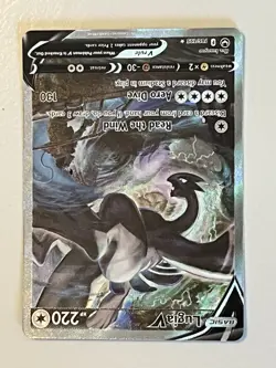 2022 Pokemon TCG Sword & Shield Silver Tempest #186/195 Lugia V ALT ART UR - Image 3