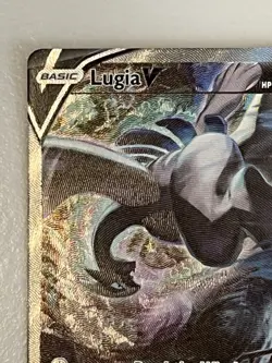 2022 Pokemon TCG Sword & Shield Silver Tempest #186/195 Lugia V ALT ART UR - Image 4