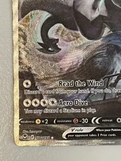 2022 Pokemon TCG Sword & Shield Silver Tempest #186/195 Lugia V ALT ART UR - Image 5