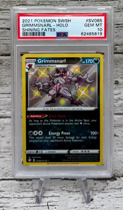 2021 Pokemon SWSH Grimmsnarl Holo Shining Fates #SV085 - PSA 10 GEM MINT - Image 1