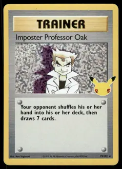 Pokemon Cards Imposter Professor Oak 73/102 Classic Collection LP *1 - Image 1