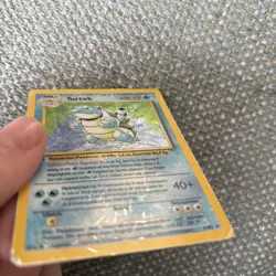 Turtok (German Blastoise) first edition Pokemon TCG Base Set - MP - Image 2