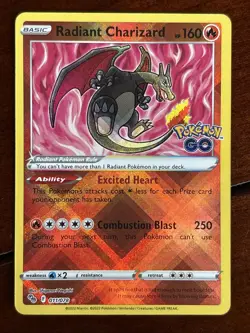 Pokemon Go Radiant Charizard 011/078 Holo Rare - Image 1