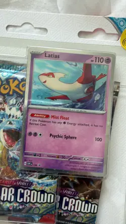 Pokemon TCG- 12x Stellar Crown 3-Pack Blisters (7 Latias) - Image 3