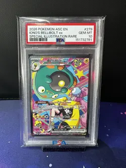2026 Pokemon Ascended Heros Special Illustration Rare Ionos Bellibolt EX PSA 10 - Image 1