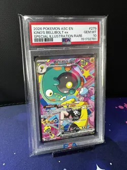 2026 Pokemon Ascended Heros Special Illustration Rare Ionos Bellibolt EX PSA 10 - Image 2