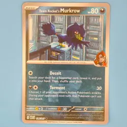 TEAM ROCKET'S MURKROW (TEAM ROCKET REVERSE HOLO ) 126/217 ASC POKEMON NM - Image 1