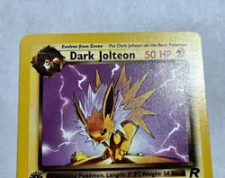 2000 Dark Jolteon First 1st Edition 38/82 Team Rocket NM/M Pokemon TCG English - Image 3