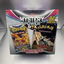Mystery Power Box Pokemon TCG Sealed Booster Box Vintage Packs 2025 - Image 1