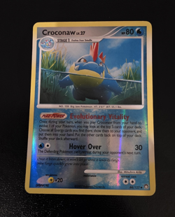 Pokemon TCG Croconaw 44/123 Mysterious Treasures Reverse Holo - Ships PWE - Image 1