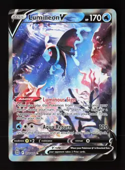 Lumineon V 156/172 Ultra Rare Brilliant Stars Pokemon Near Mint - Image 1