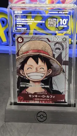 PCG 10 Monkey D. Luffy P-001 Premium Collection 25th anniversary One Piece TCG - Image 1