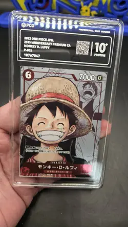 PCG 10 Monkey D. Luffy P-001 Premium Collection 25th anniversary One Piece TCG - Image 4
