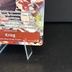 One Piece CCG Krieg OP15-008 Alternate Art Super Rare - Image 2
