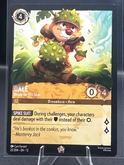 Dale Ready For His Shot (Legendary) - Disney Lorcana Wilds Unknown - 22/204 - Image 1