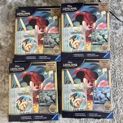 Fabled Disney Lorcana Collection Starter Set- Lot of 4 Sealed (16 packs/w promo) - Image 1