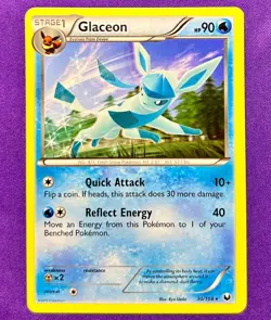 Glaceon 30/108 Non Holo | Black & White Dark Explorers 2012 Pokemon Card | LP/NM - Image 1