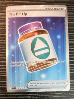 Pokemon- N's PP Up 262/217- Holo Ultra Rare Card- Ascended Heroes - Image 2