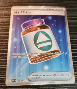 Pokemon- N's PP Up 262/217- Holo Ultra Rare Card- Ascended Heroes - Image 3