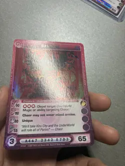 Chaotic Chaor Holo Foil 1st Edition! 65E Underworld Ultra Rare TCG Card #31 LP - Image 3