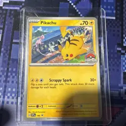 Pikachu 190/SVP - Promo Pokemon Card Mew World Championships 2024 not near mint - Image 1