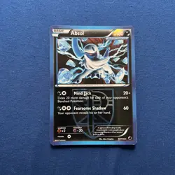 Absol 67/116 Plasma Freeze Pokemon Card Black White, Reverse Holo - Image 1