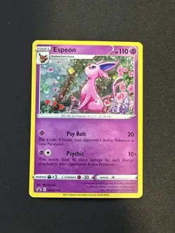 Espeon - SWSH174 - Pokemon Sword & Shield Promo Ultra Rare Holo Card LP - Image 1