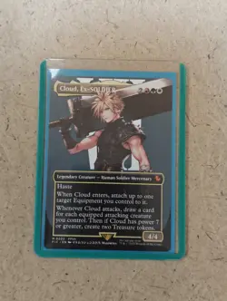 Magic The Gathering, Cloud, Ex-Soldier, Borderless, ENG, NM - Image 1