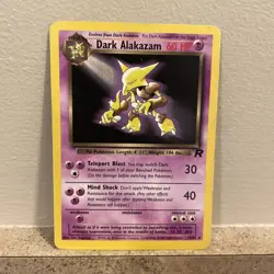 Dark Alakazam 18/82 Team Rocket - Non Holo Rare - Pokemon TCG WOTC 2000 - MP - Image 1