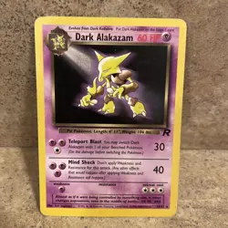 Dark Alakazam 18/82 Team Rocket - Non Holo Rare - Pokemon TCG WOTC 2000 - MP - Image 2