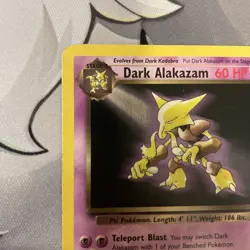 Dark Alakazam 18/82 Team Rocket - Non Holo Rare - Pokemon TCG WOTC 2000 - MP - Image 4