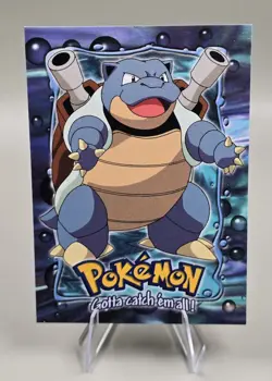 Blastoise Topps Pokemon Movie Edition Blue Logo E9 of 12 Non Holo - NM - Image 1