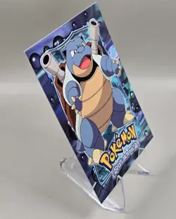 Blastoise Topps Pokemon Movie Edition Blue Logo E9 of 12 Non Holo - NM - Image 4
