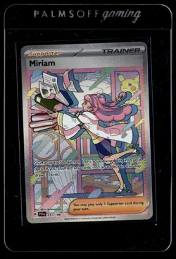 Miriam 251/198 Scarlet & Violet Special Illustration Rare Pokemon - Image 1