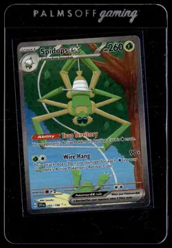 Spidops ex 243/198 Scarlet & Violet Special Illustration Rare Pokemon - Image 1