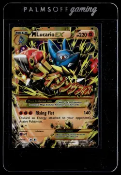 M Lucario EX 113/111 Furious Fists Secret Rare Pokemon - Image 1